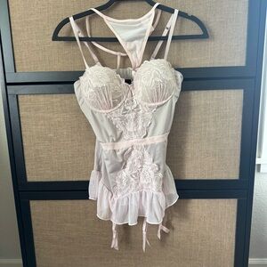 Sophie B. Pink Lace Chemise